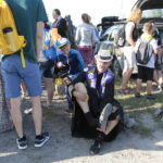 09.08.2017 Przemarsz pielgrzymki. / Włodzimierz Batóg - Radio Kielce / Pielgrzymka