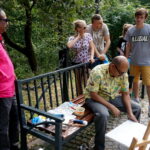 09.08.2017 Chęciny. Plener malarski. / Wiktor Dziarmaga - Radio Kielce / Plener malarski w Chęcinach.