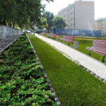 Wizualizacje rozbudowy skwerów w Busku - Zdroju. / Urząd  Miasta i Gminy w Busku - Zdroju / Rozbudowa skwerów w Busku - Zdroju.