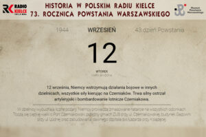 Powstanie Warszawskie. Kartka z kalendarza - 12 września / Muzeum Powstania Warszawskiego