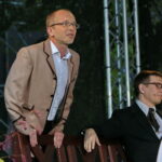 01.09.2017 Kielce. Przygotowania do spektaklu "Wesele" Stanisława Wyspiańskiego. / Marzena Mąkosa - Radio Kielce / Bartłomiej Zapała i Stanisław Blinstrub