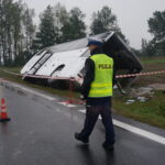 03.09.2017 Jasionna. Wypadek autokaru / Ewa Pociejowska-Gawęda - Radio Kielce / 03.09.2017 Jasionna. Wypadek autokaru