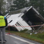 03.09.2017 Jasionna. Wypadek autokaru / Ewa Pociejowska-Gawęda - Radio Kielce / 03.09.2017 Jasionna. Wypadek autokaru