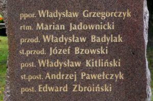 Uroczystości upamiętniające żołnierzy Wojska Polskiego i funkcjonariuszy Policji Państwowej zamordowanych w Katyniu, Charkowie, Twerze i Miednoje / Ewa Pociejowska - Gawęda / Radio Kielce