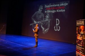 Prapremiera filmu "Wilk". Dionizy Krawczyński / Michał Kita / Radio Kielce