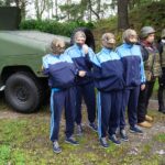 Szkolenie dla korespondentów wojennych w Centrum Przygotowania do Misji Zagranicznych. Trzecia od prawej: Małgorzata Gosiewska / Kapitan Kamila Kreis- Tomczak / CPdMZ