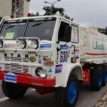 Starachowice. Zlot Legenda Stara - Model 226 R z Rajdu Paryż-Dakar / Tomasz Piwko - Radio Kielce / Model 226 R z Rajdu Paryż-Dakar