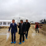 Pawłowice k. Sędziszowa. Wmurowanie kamienia węgielnego pod terminal gazowy firmy Gaspol S.A / Ewa Pociejowska-Gawęda / Radio Kielce