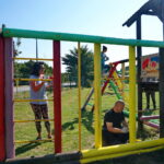 Plac zabaw przy ulicy Chrobrego w Jędrzejowie / Ewa Pociejowska-Gawęda / Radio Kielce