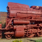 Sędziszów. Parowóz z 1954 roku. / Ewa Pociejowska-Gawęda / Radio Kielce