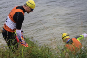 03.09.2017. Wióry. Zawody Swimrun Wióry 2017 / Maciej Makuła - Radio Kielce / 03.09.2017. Wióry. Zawody Swimrun Wióry 2017