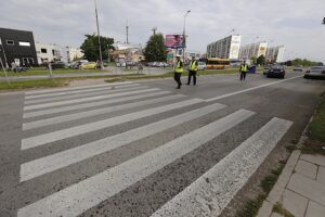 Śmiertelne potrącenie przy ulicy Warszawskiej / Jarosław Kubalski / Radio Kielce