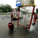 Przystanek przy ul. Legionów na DK 42. Miejsce, w które wjechał kierowca Mercedesa / Jarosław Kubalski / Radio Kielce