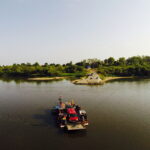 09.08.2017 Nowy Korczyn. Rzeka Wisła i prom / Jarosław Kubalski / Radio Kielce