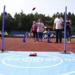 01.09.2017 Kielce. Amazonki trenują na stadionie przy ulicy Drogosza przed sobotnią Spartakiadą Świętokrzyskich Amazonek. / Jarosław Kubalski  /  Radio Kielce / Trening Amazonek przed Spartakiadą