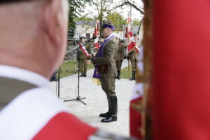 01.09.2017 Kielce. Uroczystości w 78. rocznicę wybuchu II Wojny Światowej. Złożenie kwiatów Kwaterze Ofiar Września 1939 / Jarosław Kubalski / Radio Kielce / Kielce. Uroczystości w 78. rocznicę wybuchu II Wojny Światowej