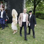 02.09.2017 Kielce. "Wesele" Stanisława Wyspiańskiego w ogrodach Radia Kielce. W spektaklu zagrali dziennikarze Radia Kielce i TVP 3 Kielce. / Jarosław Kubalski  /  Radio Kielce / "Wesele" Stanisława Wyspiańskiego w ogrodach Radia Kielce.