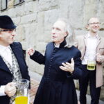 02.09.2017 Kielce. "Wesele" Stanisława Wyspiańskiego w ogrodach Radia Kielce. W spektaklu zagrali dziennikarze Radia Kielce i TVP 3 Kielce. / Jarosław Kubalski  /  Radio Kielce / "Wesele" Stanisława Wyspiańskiego w ogrodach Radia Kielce.