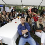 02.09.2017 Kielce. "Wesele" Stanisława Wyspiańskiego w ogrodach Radia Kielce. W spektaklu zagrali dziennikarze Radia Kielce i TVP 3 Kielce. / Jarosław Kubalski  /  Radio Kielce / "Wesele" Stanisława Wyspiańskiego w ogrodach Radia Kielce.