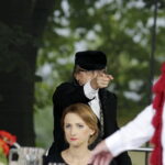 02.09.2017 Kielce. "Wesele" Stanisława Wyspiańskiego w ogrodach Radia Kielce. W spektaklu zagrali dziennikarze Radia Kielce i TVP 3 Kielce. / Jarosław Kubalski  /  Radio Kielce / "Wesele" Stanisława Wyspiańskiego w ogrodach Radia Kielce.