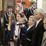 03.09.2017 Polichno. Uroczystości w hołdzie lotnikom - wychowankom i instruktorom szkoły szybowcowej w Polichnie poległym na frontach II wojny światowej. / Jarosław Kubalski  /  Radio Kielce / Polichno. Uroczystości w hołdzie poległym lotnikom