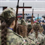 05.09.2017 Kielce. Międzynarodowy Salon Przemysłu Obronnego. Apel klas mundurowych / Jarosław Kubalski  /  Radio Kielce / Kielce. Międzynarodowy Salon Przemysłu Obronnego.