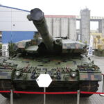 05.09.2017 Kielce. Międzynarodowy Salon Przemysłu Obronnego. MSPO. Czołg Leopard 2 / Jarosław Kubalski  /  Radio Kielce / Kielce. Międzynarodowy Salon Przemysłu Obronnego. MSPO