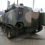 05.09.2017 Kielce. Międzynarodowy Salon Przemysłu Obronnego. MSPO. Transporter opancerzony Borsuk / Jarosław Kubalski  /  Radio Kielce / Kielce. Międzynarodowy Salon Przemysłu Obronnego. MSPO