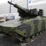 05.09.2017 Kielce. Międzynarodowy Salon Przemysłu Obronnego. MSPO. Transporter opancerzony Rheinmetall / Jarosław Kubalski  /  Radio Kielce / Kielce. Międzynarodowy Salon Przemysłu Obronnego. MSPO