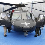 06.09.2017 Kielce. Międzynarodowy Salon Przemysłu Obronnego. MSPO. Śmigłowiec Sikorsky Black Hawk / Jarosław Kubalski / Radio Kielce / Radio Kielce