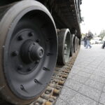 06.09.2017 Kielce. Międzynarodowy Salon Przemysłu Obronnego. MSPO. Haubica samobieżna 155 mm Krab / Jarosław Kubalski / Radio Kielce / Radio Kielce