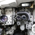 06.09.2017 Kielce. Międzynarodowy Salon Przemysłu Obronnego. MSPO. Czołg PT 91 Twardy. Miejsce działonowego / Jarosław Kubalski / Radio Kielce / Radio Kielce