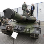 06.09.2017 Kielce. Międzynarodowy Salon Przemysłu Obronnego. MSPO. Czołg Leopard 2 / Jarosław Kubalski / Radio Kielce / Radio Kielce