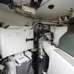 06.09.2017 Kielce. Międzynarodowy Salon Przemysłu Obronnego. MSPO. Czołg Leopard 2. Działo od środka / Jarosław Kubalski / Radio Kielce / Radio Kielce