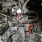 06.09.2017 Kielce. Międzynarodowy Salon Przemysłu Obronnego. MSPO. Pojazd pomocniczy na podwoziu Leoparda - Bergerpancer / Jarosław Kubalski / Radio Kielce / Radio Kielce