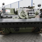 06.09.2017 Kielce. Międzynarodowy Salon Przemysłu Obronnego. MSPO. Pojazd pomocniczy na podwoziu Leoparda - Bergerpancer / Jarosław Kubalski / Radio Kielce / Radio Kielce