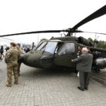 06.09.2017 Kielce. Międzynarodowy Salon Przemysłu Obronnego. MSPO. Śmigłowiec Sikorsky Black Hawk / Jarosław Kubalski / Radio Kielce / Radio Kielce