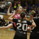 09.09.2017 Kielce. Mecz PGNiG Superligi Korona Handball Kielce - MKS Perła Lublin. Honorata Czekała / Jarosław Kubalski / Radio Kielce