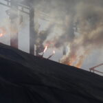 09.09.2017 Kielce. Mecz Korona Kielce - Sandecja Nowy Sacz. Kibice odpalili race / Jarosław Kubalski / Radio Kielce