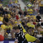 09.09.2017 Kielce. Mecz  PGNiE Superligi PGE VIve -  MMTS Kwidzyń. Krzysztof Lijewski / Jarosław Kubalski / Radio Kielce