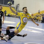 09.09.2017 Kielce. Mecz  PGNiE Superligi PGE VIve -  MMTS Kwidzyń. Michał Jurecki / Jarosław Kubalski / Radio Kielce