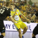 09.09.2017 Kielce. Mecz  PGNiE Superligi PGE VIve -  MMTS Kwidzyń. Alex Dujszebajew / Jarosław Kubalski / Radio Kielce