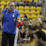 09.09.2017 Kielce. Mecz  PGNiE Superligi PGE VIve -  MMTS Kwidzyń. Talant Dujszebajew / Jarosław Kubalski / Radio Kielce