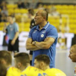 09.09.2017 Kielce. Mecz  PGNiE Superligi PGE VIve -  MMTS Kwidzyń. Talant Dujszebajew / Jarosław Kubalski / Radio Kielce