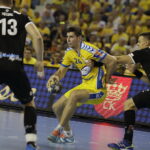 09.09.2017 Kielce. Mecz  PGNiE Superligi PGE VIve -  MMTS Kwidzyń. Marko Mamić / Jarosław Kubalski / Radio Kielce