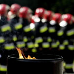 11.09.2017 Kielce. Uroczystości pod pomnikiem "Homo Homini" w 16. rocznicę ataków terrorystycznych na  wieże World Trade Center. / Jarosław Kubalski / Radio Kielce