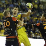 12.09.2017 Kielce. Mecz PGNiE Superligi PGE VIve - MKS Zagłębie Lubin. Krzysztof Lijewski / Jarosław Kubalski / Radio Kielce