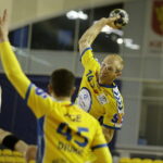 12.09.2017 Kielce. Mecz PGNiE Superligi PGE VIve - MKS Zagłębie Lubin. Karol Bielecki / Jarosław Kubalski / Radio Kielce