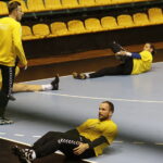 15.09.2017 Brześć. Białoruś. Trening piłkarzy ręcznych PGE Vive Kielce na dzień przed meczem z Mieszkowem Brześć / Jarosław Kubalski / Radio Kielce