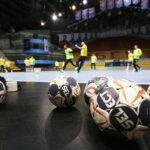 15.09.2017 Brześć. Białoruś. Trening piłkarzy ręcznych PGE Vive Kielce na dzień przed meczem z Mieszkowem Brześć / Jarosław Kubalski / Radio Kielce